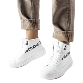 Fehér szigetelt tornacipő Big Star MM274009