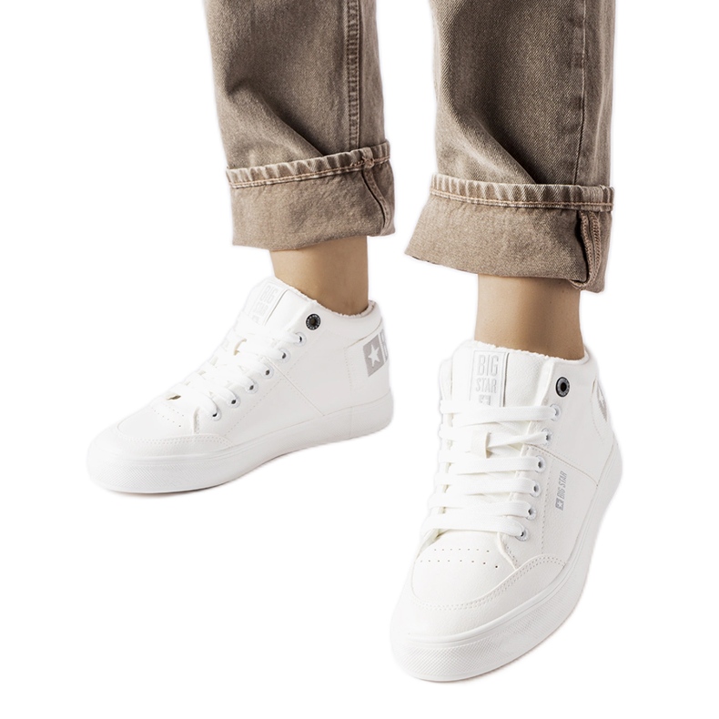 Fehér szigetelt tornacipő Big Star EE274352