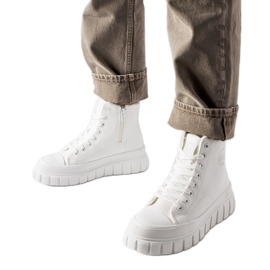 Fehér szigetelt tornacipő Big Star MM274624