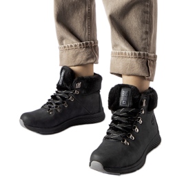 Fekete szigetelt csizma Big Star MM274488