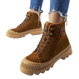 Barna bőrmunkások Big Star KK274520 Barna bőrmunkások Big Star KK274520