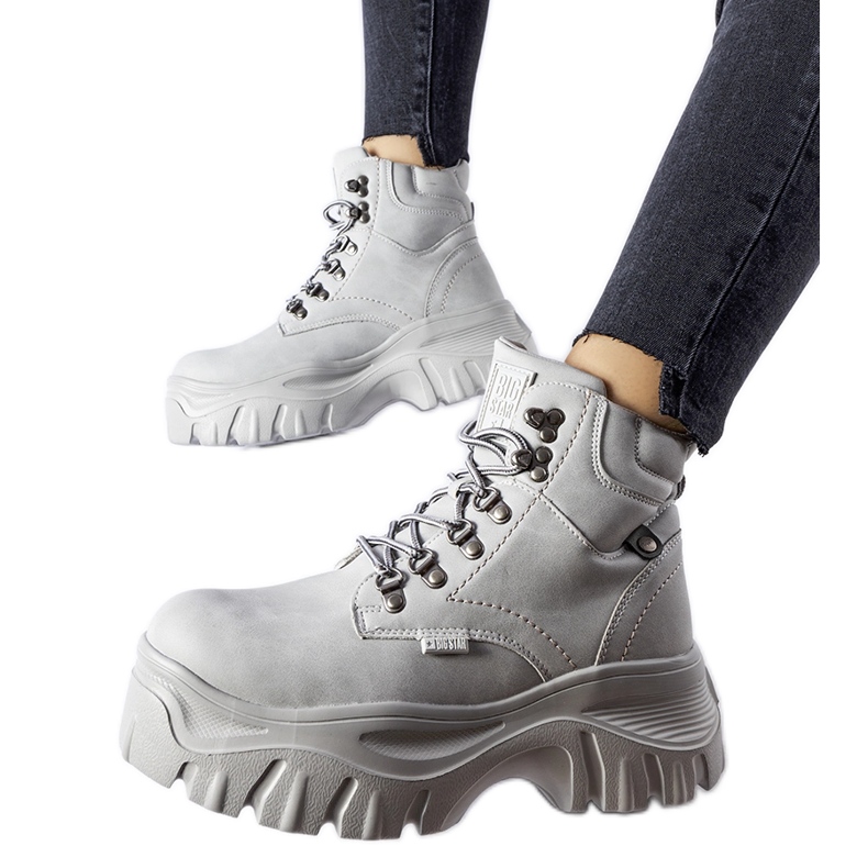 Szürke Big Star csizma KK274367