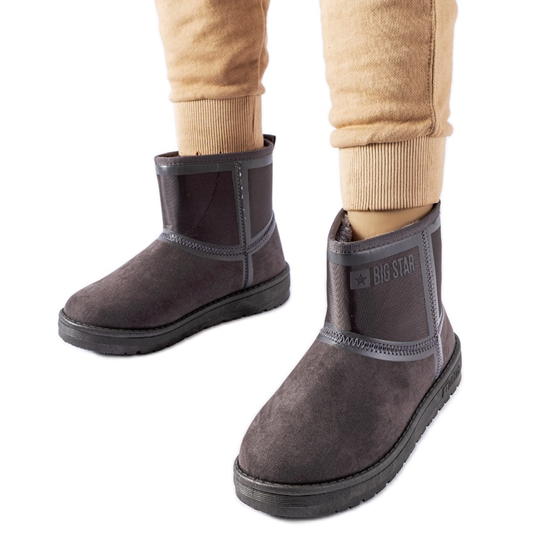 Szürke hócsizma Big Star KK274615