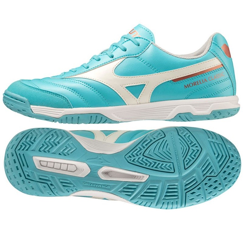 Mizuno Morelia Sala Classic Q1GA230225 cipőben kék