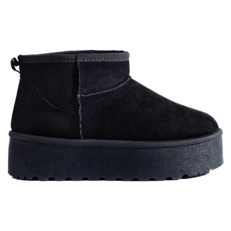 Fekete rövid hócsizma a Shelovet platformon