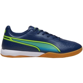 Puma King Match It 107261 02 futballcipő kék