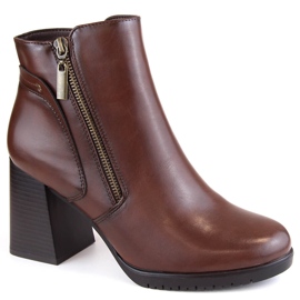 Női hőszigetelt barna bokacsizma, Sergio Leone BT323 Női hőszigetelt barna bokacsizma, Sergio Leone BT323