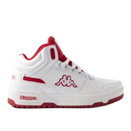 Fehér és piros unisex cipő Kappa 243316 Jonscha