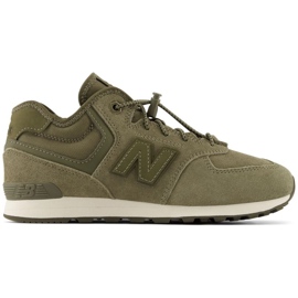 New Balance W JrGV574HG1 hőszigetelt cipő zöld