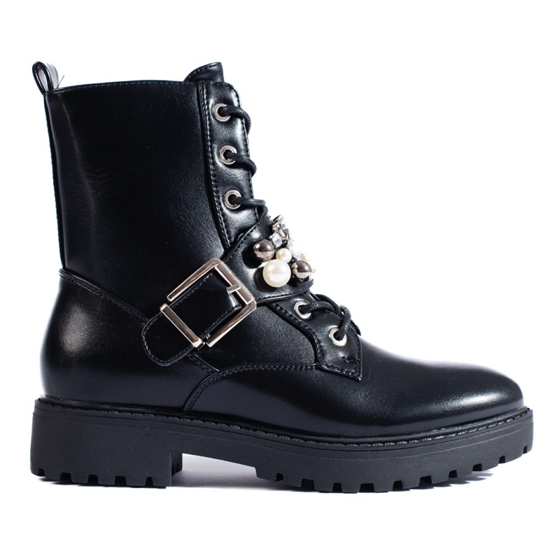 Fekete női táskák Shelovet gyöngyökkel