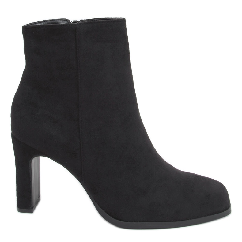 Madison Black Suede magassarkú fekete