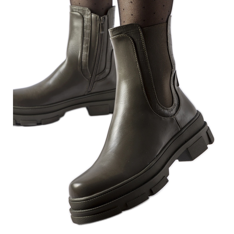 Zöld tornacipő masszív Torin talppal