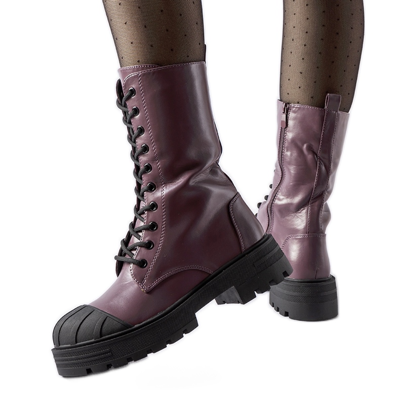 Lila szigetelt Cardinale munkások ibolya