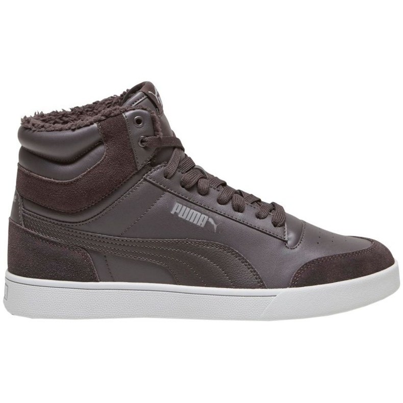 Puma Shuffle Mid Fur lapos cipő 387609 03 barna