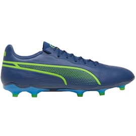 Puma King Pro FG/AG 107566 02 futballcipő kék