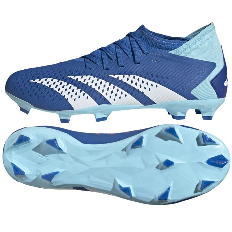 Adidas Predator Accuracy.3 Fg GZ0026 futballcipő kék Adidas Predator Accuracy.3 Fg GZ0026 futballcipő kék