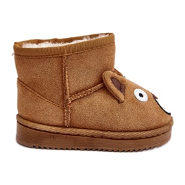 FR1 Gyerek hőszigetelt Camel Snow Boots Vavena barna FR1 Gyerek hőszigetelt Camel Snow Boots Vavena barna