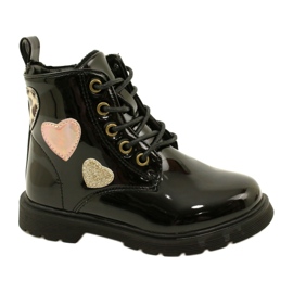 Lakkozott csizma Miss 23DZ23-6599 fekete Lakkozott csizma Miss 23DZ23-6599 fekete