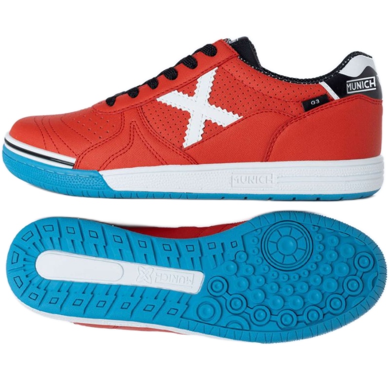 Munich München G-3 Profit 390 M 3111390 futballcipőben piros