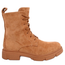 Zoe Camel fűzős munkások barna