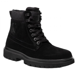 Calvin Klein Jeans Lug Mid Laceup Boot Hike YM0YM00270 cipő fekete