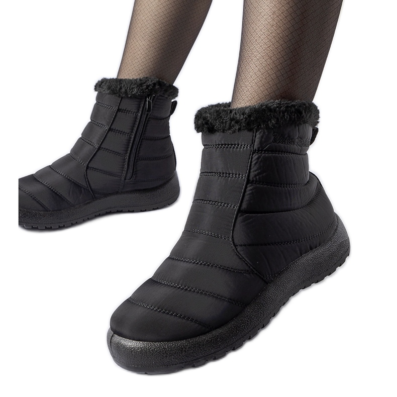 Fekete Valparaiso vízálló szigetelt hócsizma Fekete Valparaiso vízálló szigetelt hócsizma