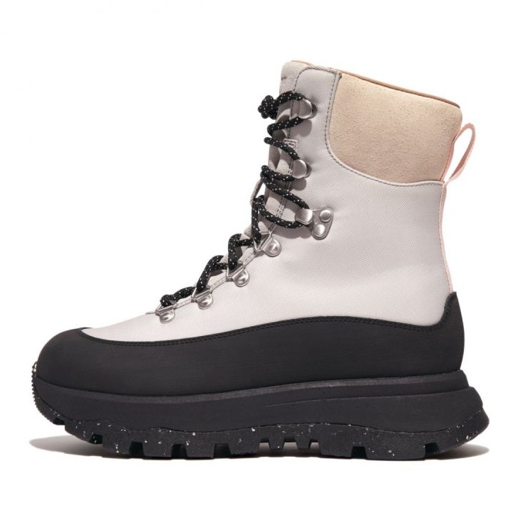 FitFlop Neo-D-Hyker E01 vízálló szövet/velúr járócipő W GP6-231 bézs