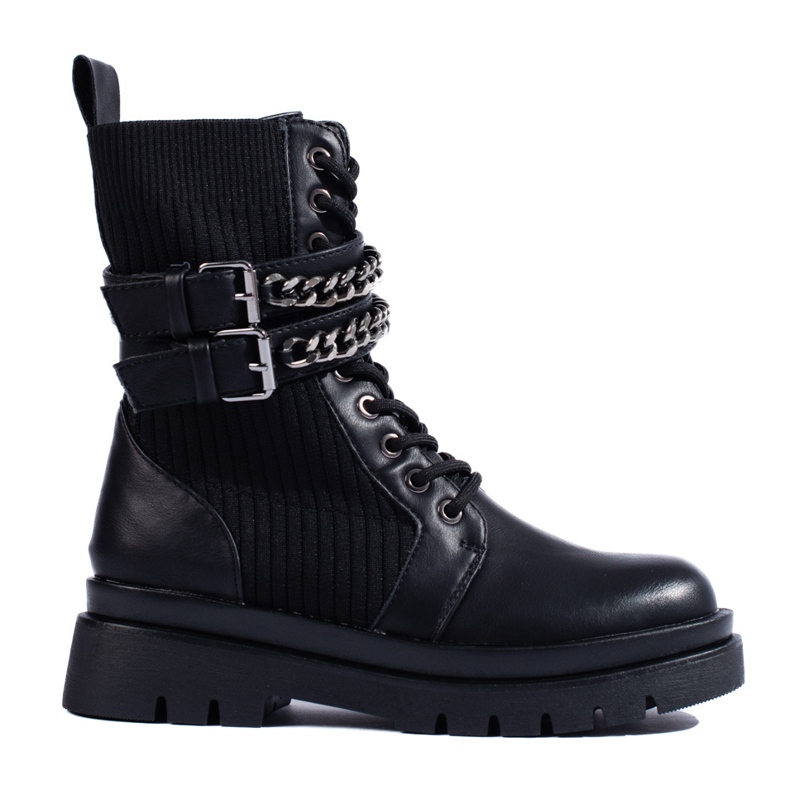 SHELOVET Fekete, csatos női táskák