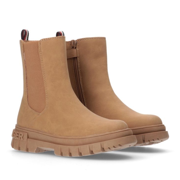 Tommy Hilfiger Bootie Cognac W T3A5-33059-0315582-582 bokacsizma barna Tommy Hilfiger Bootie Cognac W T3A5-33059-0315582-582 bokacsizma barna