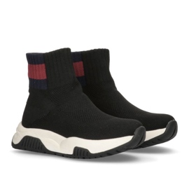 Tommy Hilfiger Sock Sneaker fekete W cipő T3A9-33007-0702999-999