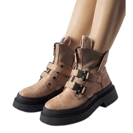 Brown Glen platformos bokacsizma barna Brown Glen platformos bokacsizma barna