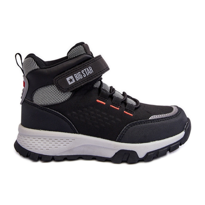 Memory Foam Gyerekcsizma Fekete Big Star KK374121