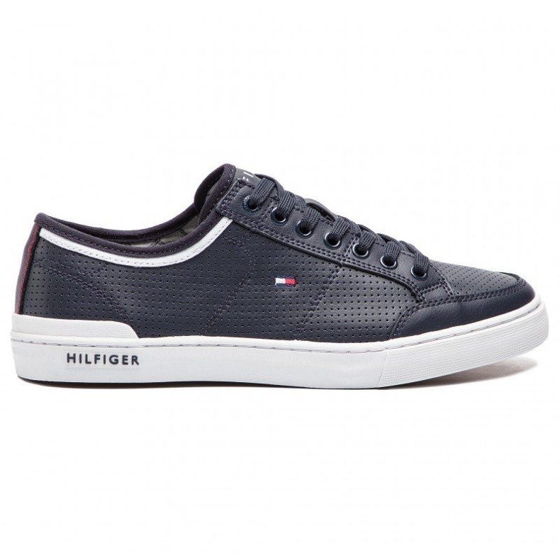 Tommy Hilfiger Core Corporate Leather Sneaker M cipő FM0FM00552-403 kék