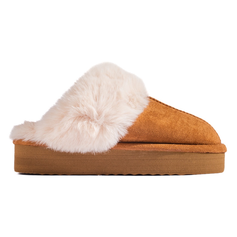 SHELOVET Bolyhos, puha katie teve emelvényen barna