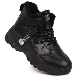 News Női hőszigetelt tornacipő Hócsizma Fekete