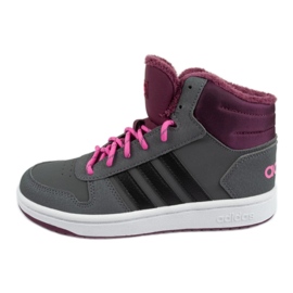 Adidas Hoops Mid 2.0 K GZ7796 cipő szürke Adidas Hoops Mid 2.0 K GZ7796 cipő szürke