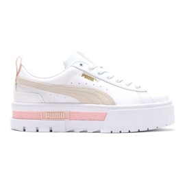 Puma Mayze Leather Wns W 381983-08 cipő fehér