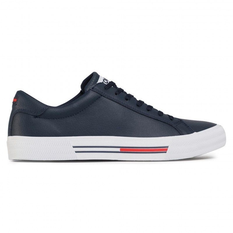 Tommy Hilfiger Tommy Jeans Essential Leather Sneaker M EM0EM00567-C87 cipő kék