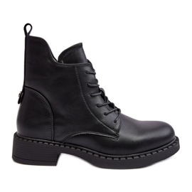 Klasszikus női lapos csizma fekete Ballisa