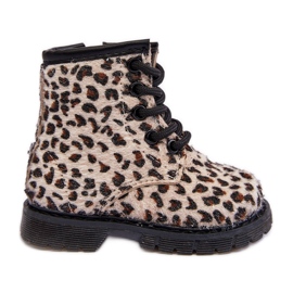 Szigetelt gyerekcsizma cipzárral, bézs Goopy