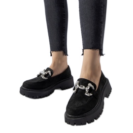 Fekete Crescenzo naplopók strasszokkal