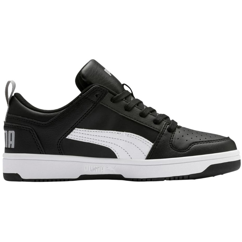 Puma Rebound Layup Lo Sl gyerekcipő fekete 370490 02