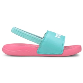 Gyerek szandál Puma Popcat 20 Backstrap Ac rózsaszín 380555 08 kék