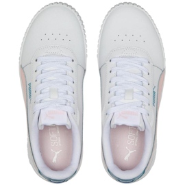Puma Carina 2.0 Jr fehér-rózsaszín gyerekcipő 386185 05