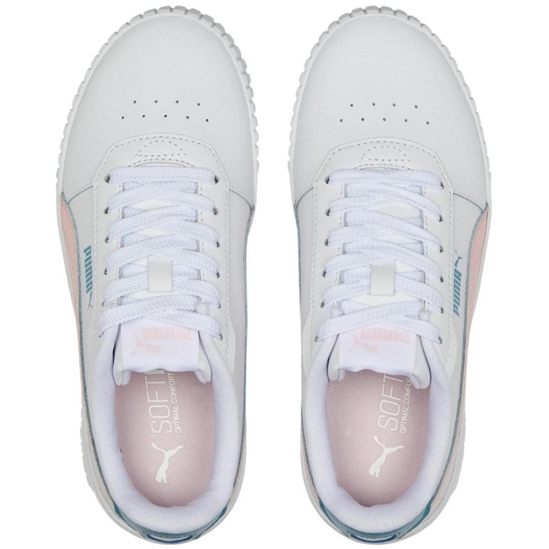 Puma Carina 2.0 Jr fehér-rózsaszín gyerekcipő 386185 05