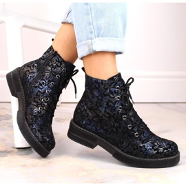 Kényelmes hőszigetelt bőrcsizma Rieker W RKR637 többszínű sokszínű Kényelmes hőszigetelt bőrcsizma Rieker W RKR637 többszínű sokszínű