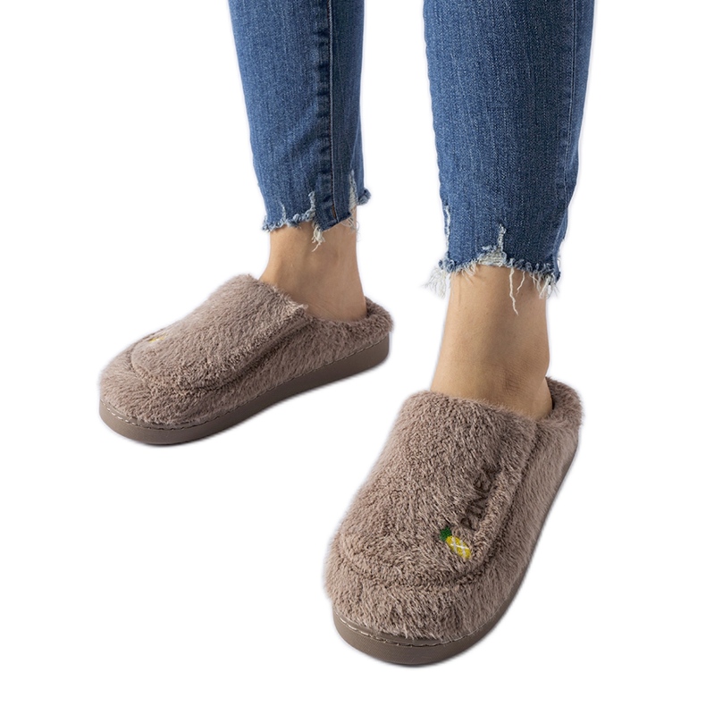 Barna meleg Collinsville papucs