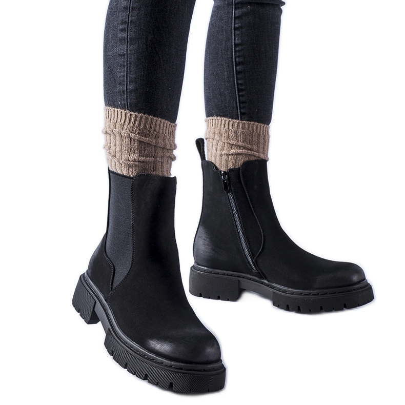 Piedalue fekete szigetelt matt bokacsizma Piedalue fekete szigetelt matt bokacsizma