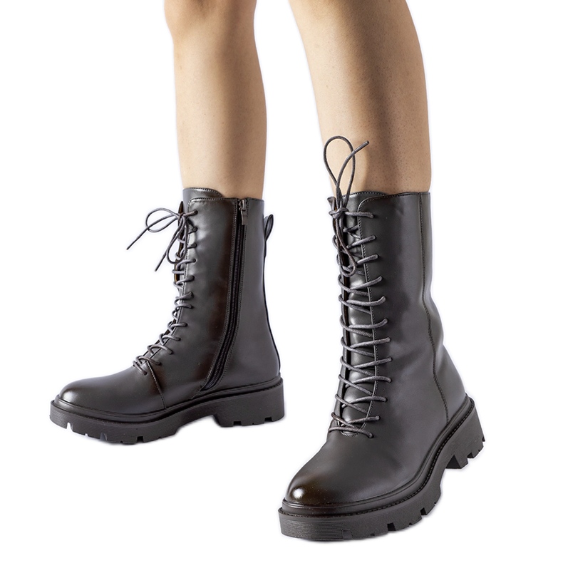 Szürke Michel fűzős munkáscsizma