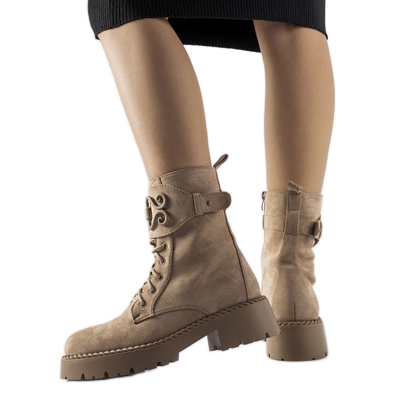 Barna dekoratív öko-zmsz munkások Castore-ból